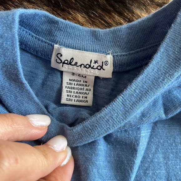 Splendid Kids blue summer “t-shirt and short set” - Picture 2 of 5